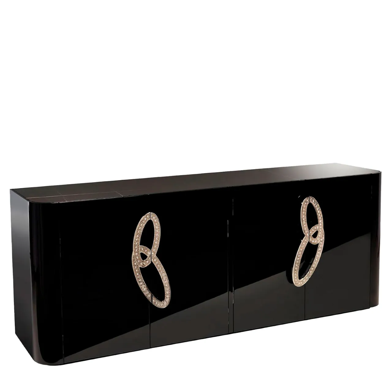 Sicis Cabinets<Fluxus Sideboard With Black Aziz Marble Top