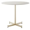 Braid Outdoor Outdoor Coffee Tables<Fly Tall Round White ceramic top & Champagne base bistrot Table