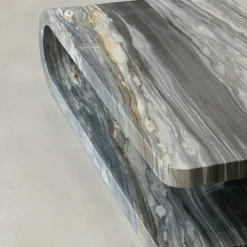 Etamorph Coffee Tables<Fold Calacatta Midnight Marble Coffee Table