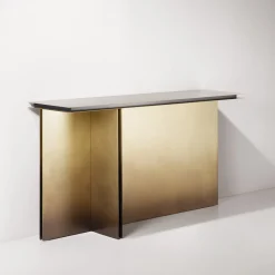 De Castelli Consoles<Folio Brass Console by DRAW Studio