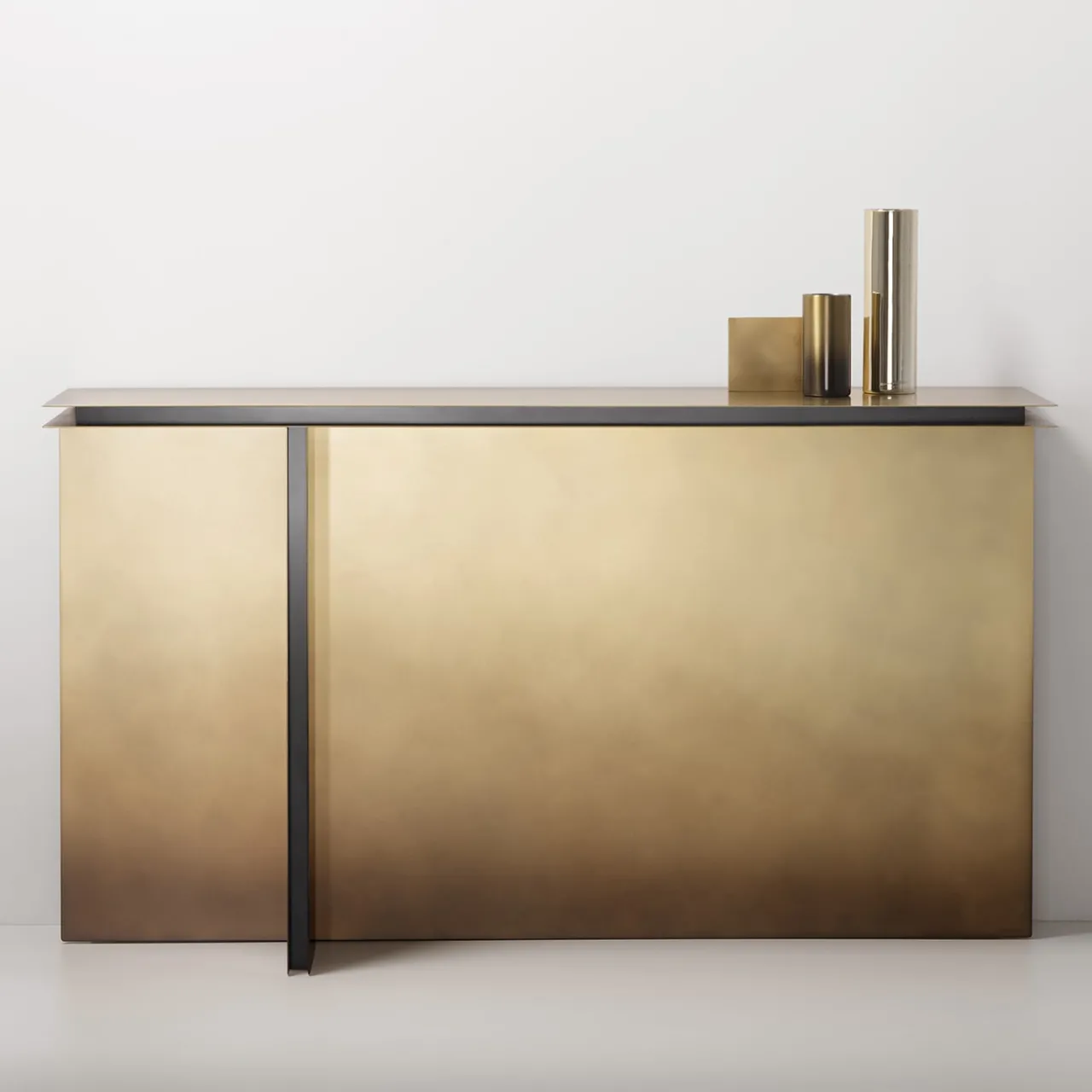 De Castelli Consoles<Folio Brass Console by DRAW Studio