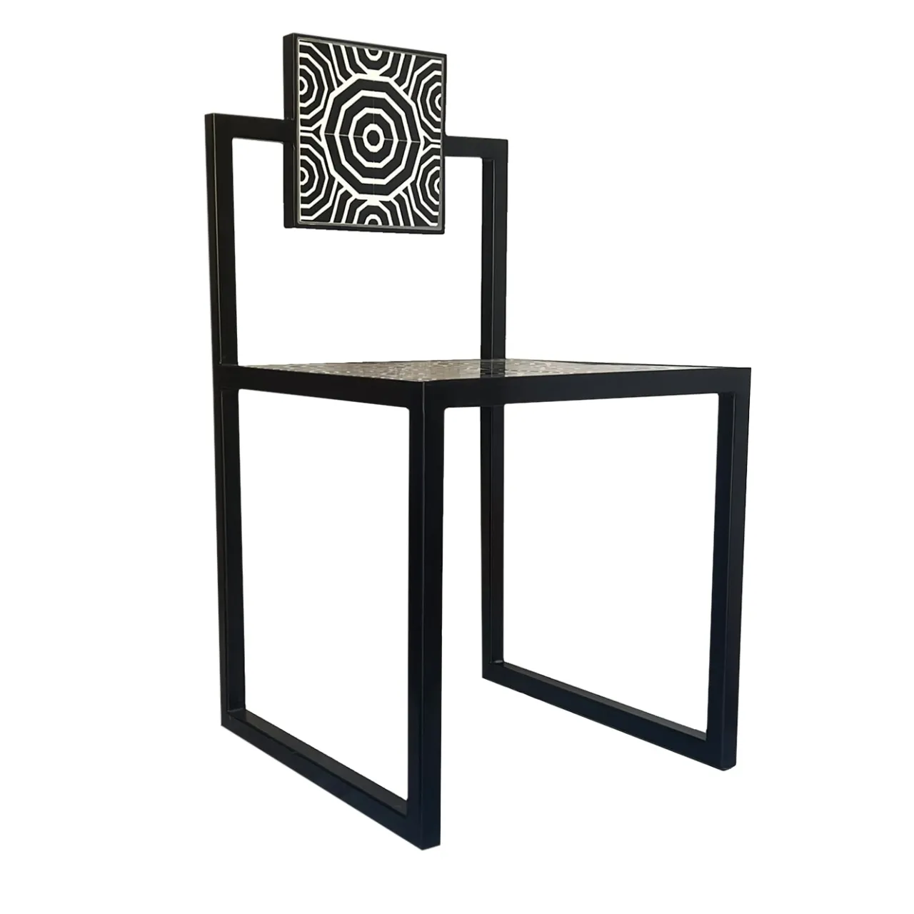 Francesco Della Femina Outdoor Chairs & Stools<Fontelina Black & White Tiles Outdoor Chair