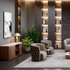 Living Couture Armchairs<Ford Capitonné Armchair