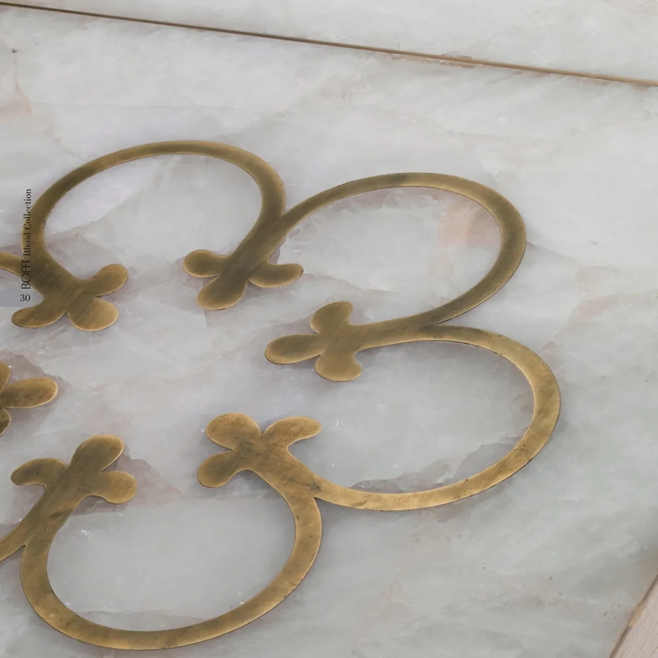 Fratelli Boffi Consoles<Four Quatrefoils Table by Archer Humphryes Architects