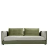 Domingo Salotti Sofas<Foy Gray and Green Three-Seater Sofa by Baldessari & Baldessari
