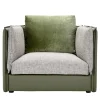 Domingo Salotti Armchairs<Foy Green Soft Armchair by Baldessari & Baldessari