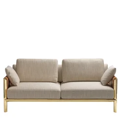 Ghidini 1961 Sofas<Frame Beige 2-Seater Sofa