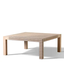 Morelato Coffee Tables<Frammento Misura Square Ash & Wenge Wood Coffee Table