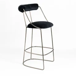 Enrico Girotti Bar Stools<Fran Ultrablack Stool