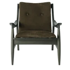 Gianfranco Ferré Home Armchairs<Franklin Brown Nabuk Leather Armchair