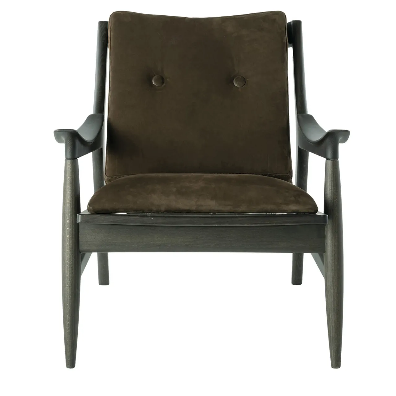 Gianfranco Ferré Home Armchairs<Franklin Brown Nabuk Leather Armchair