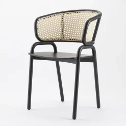 Livoni 1895 Chairs<Frantz 881 Black Chair #2 by Gil Sheffi & Yoav Avinoam - Tekhne Collection