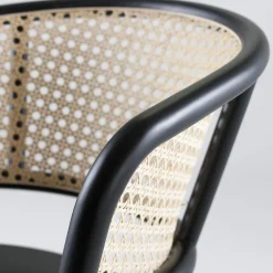 Livoni 1895 Chairs<Frantz 881 Black Chair #2 by Gil Sheffi & Yoav Avinoam - Tekhne Collection