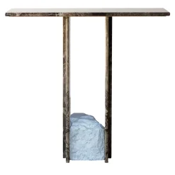 Stone Stackers Consoles<Frappuccino & White Carrara Marble Console