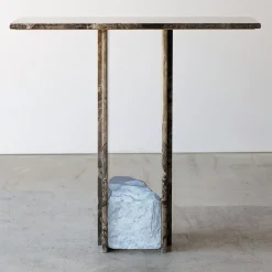 Stone Stackers Consoles<Frappuccino & White Carrara Marble Console