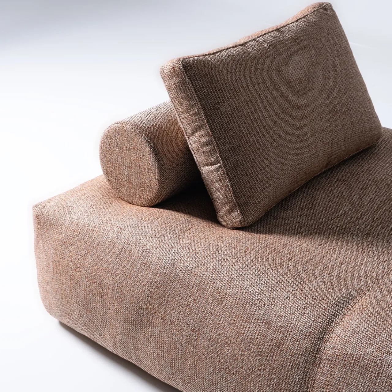 Mantellassi 1926 Sofas<Freestyle Pink Fabric Platform Sofa