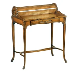 Cugini Lanzani Desk & Writing Tables<French Art Nouveau-Style Roll-Top Writing Desk