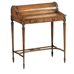 Cugini Lanzani Desk & Writing Tables<French Empire-Style Roll-Top Writing Desk #1