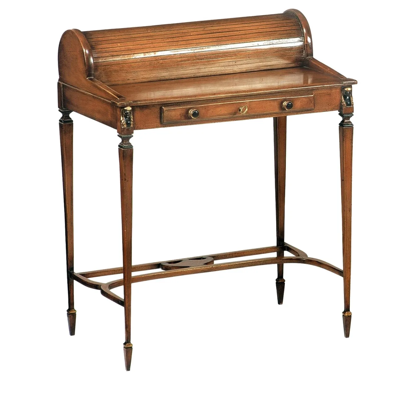 Cugini Lanzani Desk & Writing Tables<French Empire-Style Roll-Top Writing Desk #1