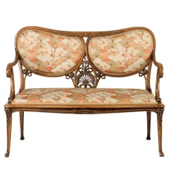 Cugini Lanzani Benches<French Liberty Orange Bench