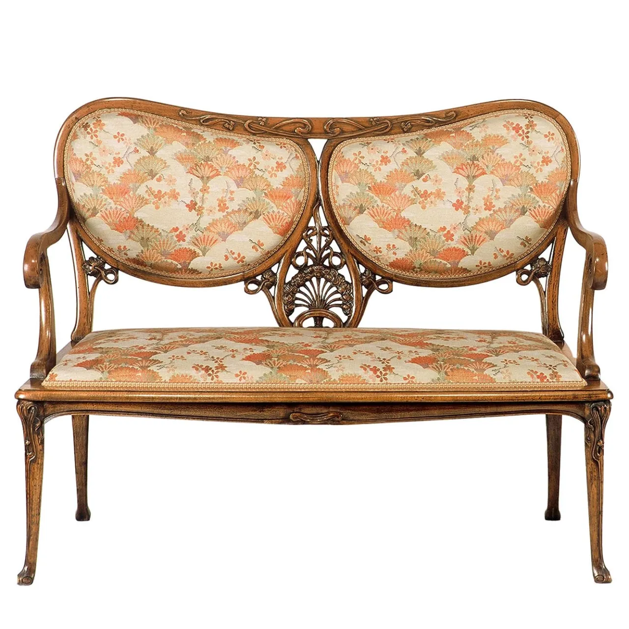 Cugini Lanzani Benches<French Liberty Orange Bench