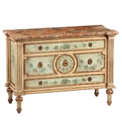 Cugini Lanzani Dressers<French Neoclassic-Style Handpainted Dresser