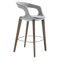 Enrico Pellizzoni Bar Stools<Frenchkiss Low-Back Counter Stool by Stefano Bigi