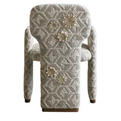 Chiara Provasi Armchairs<Frida Pearl Studded Dining Chair
