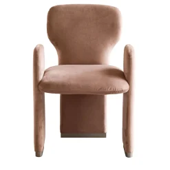 Chiara Provasi Chairs<Frida Pink Velvet Dining Chair