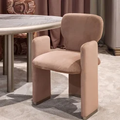 Chiara Provasi Chairs<Frida Pink Velvet Dining Chair