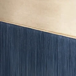 Lorenza Bozzoli Couture Benches<Fringed Beige & Blue Bench