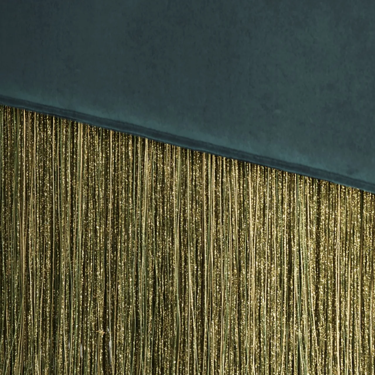 Lorenza Bozzoli Couture Benches<Fringed Blue, Golden & Green Bench