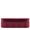 Lorenza Bozzoli Couture Benches<Fringed Burgundy Bench