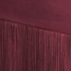 Lorenza Bozzoli Couture Benches<Fringed Burgundy Bench