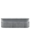 Lorenza Bozzoli Couture Benches<Fringed Gray Bench