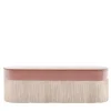 Lorenza Bozzoli Couture Benches<Fringed Pink Two-Toned Bench