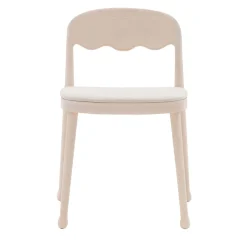 Billiani 1911 Chairs<Frisée 251 Cream White Chair by Cristina Celestino