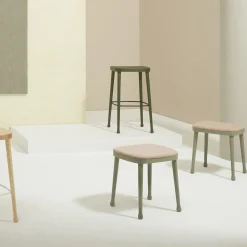 Billiani 1911 Stools<Frisée 257 Green Stool by Cristina Celestino