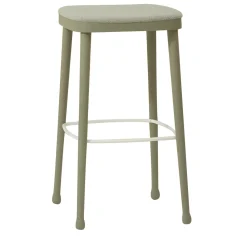 Billiani 1911 Bar Stools<Frisée 260 Green Upholstered Stool by Cristina Celestino