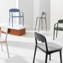 Billiani 1911 Chairs<Frisée 252 Light Blue Chair by Cristina Celestino