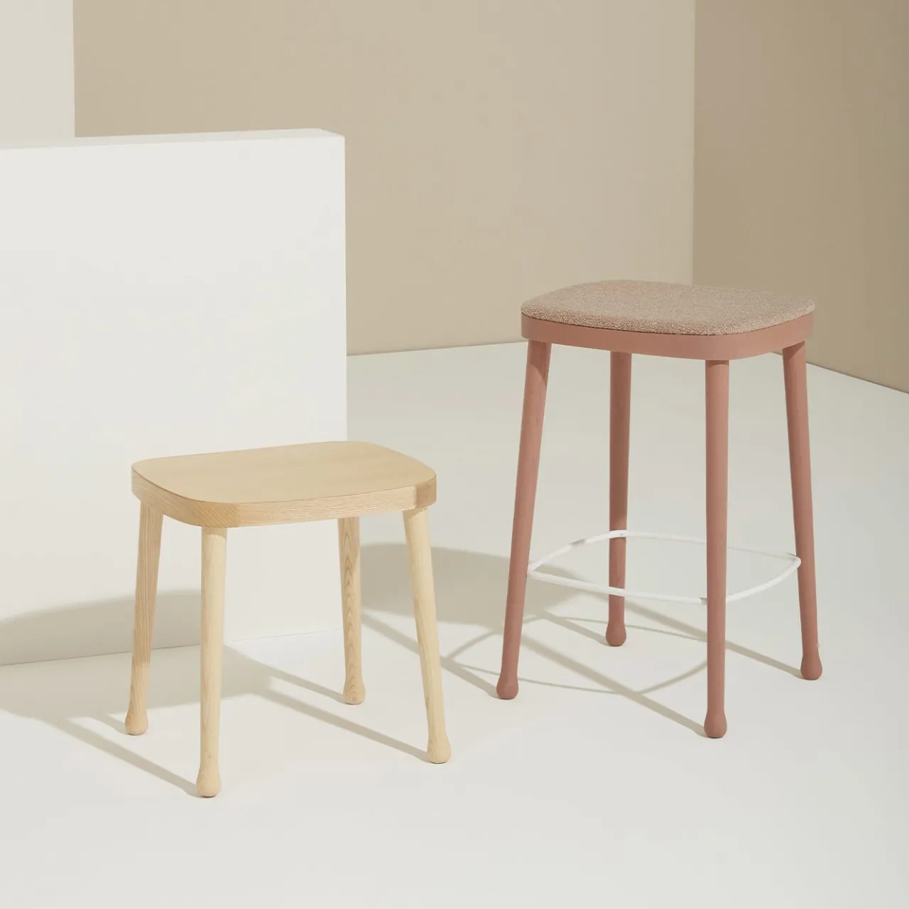 Billiani 1911 Stools<Frisée 256 Natural Stool by Cristina Celestino