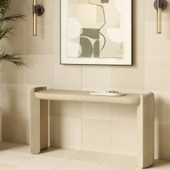 Pimar Limestone Consoles<Fuente Lecce Stone Console by Studio Aretai