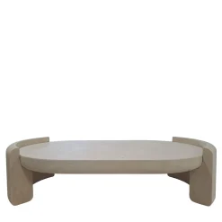 Pimar Limestone Coffee Tables<Fuente Lecce Stone Low Coffee Table by Studio Aretai #1