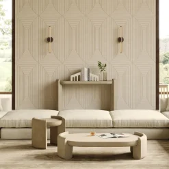 Pimar Limestone Coffee Tables<Fuente Lecce Stone Low Coffee Table by Studio Aretai #1