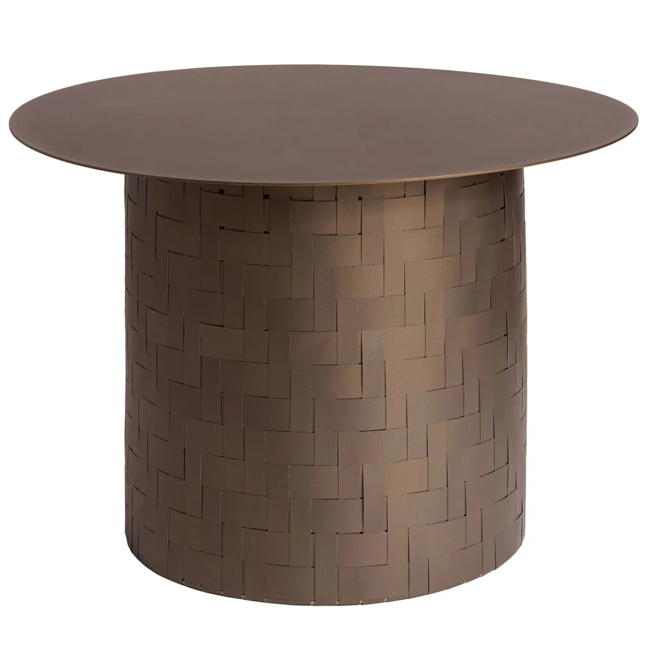 Splot Design Coffee Tables<Fulcrum Brown Metal Coffee Table