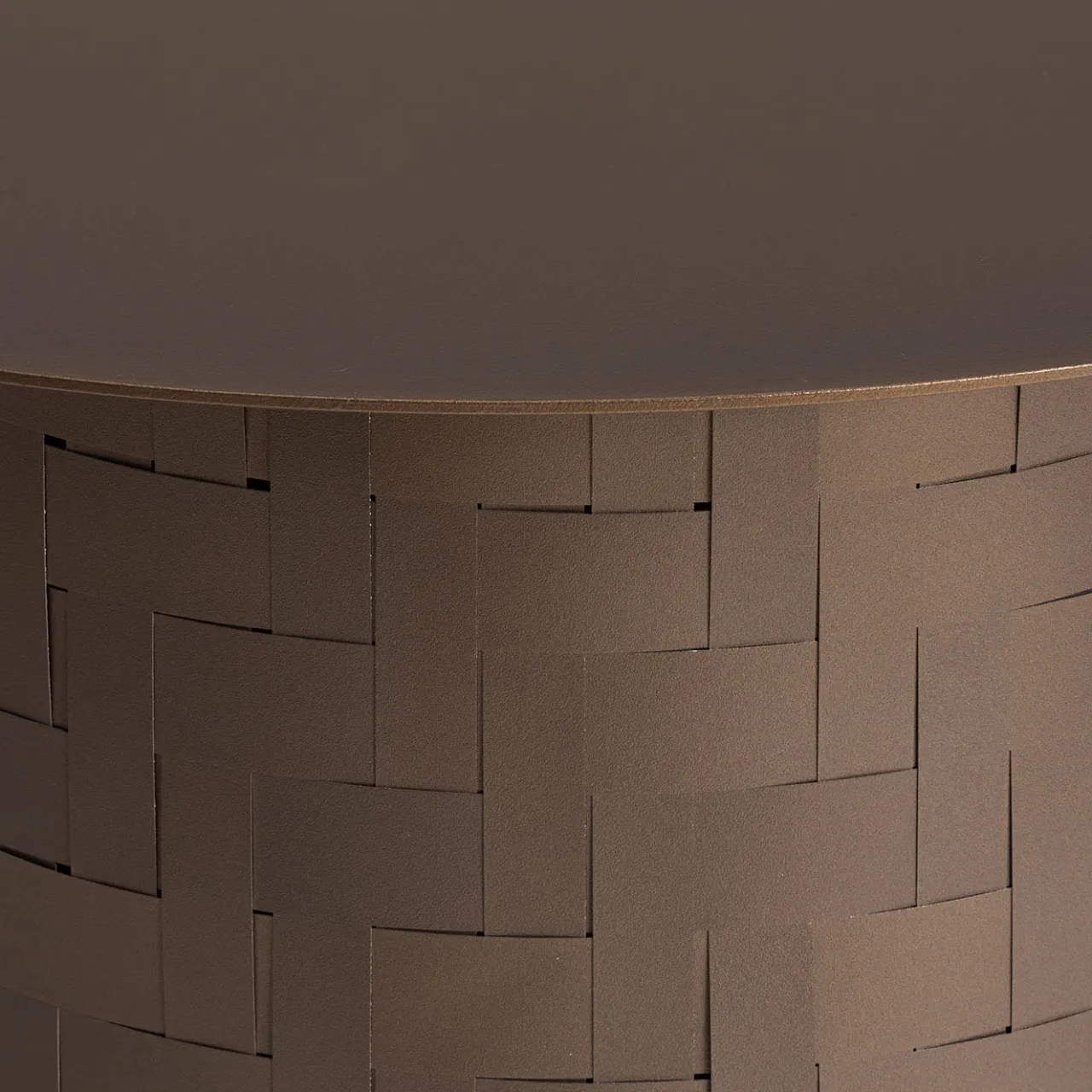 Splot Design Coffee Tables<Fulcrum Brown Metal Coffee Table