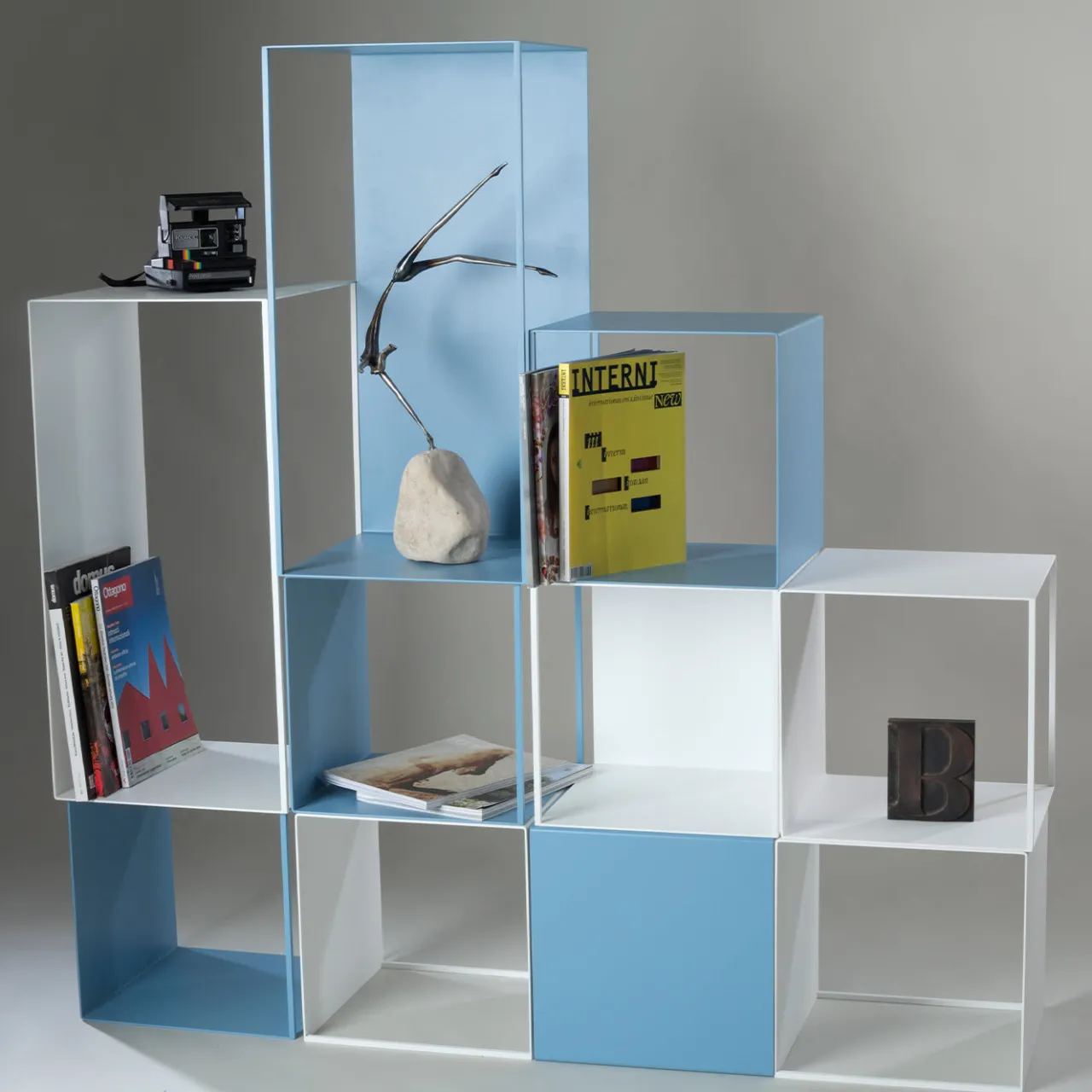 Marco Ripa Benches<Fun House White Parallelepiped Modular Unit