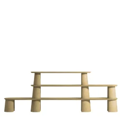 Forma & Cemento Bookcases<Fusto Cream Bookshelf I