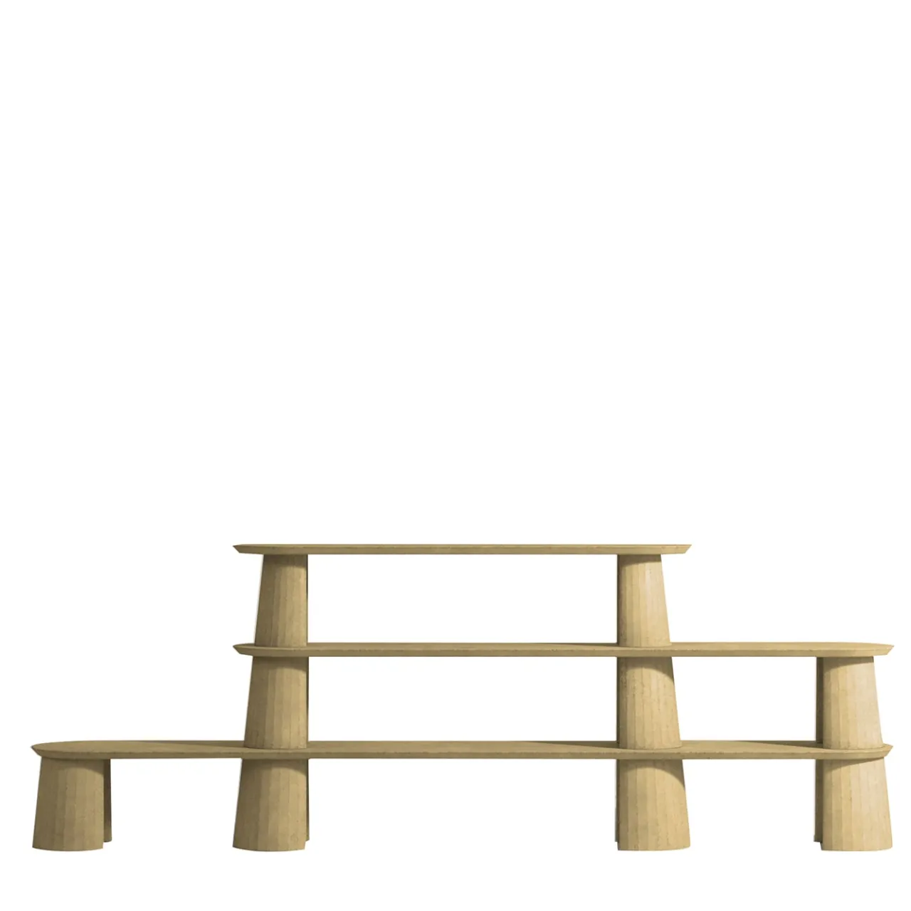 Forma & Cemento Bookcases<Fusto Cream Bookshelf I