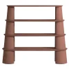 Forma & Cemento Bookcases<Fusto Red Brick Bookshelf II